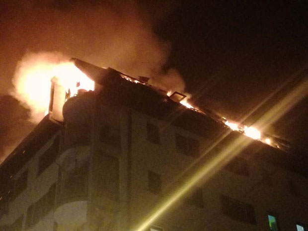 Ужице: Ватрогасац горео и спасавао људе